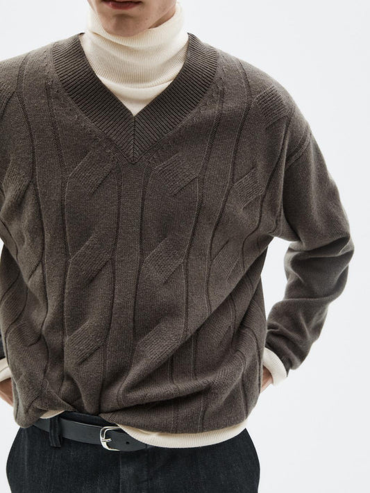 Knit wool blend sweater - LIMITED