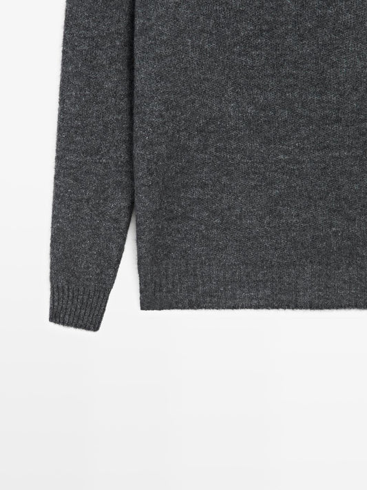 Knit alpaca blend sweater - LIMITED