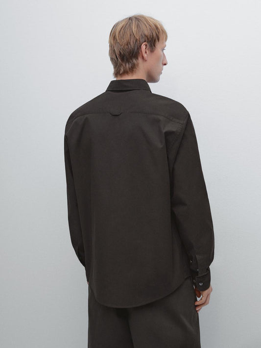 Regular-fit shirt with pocket