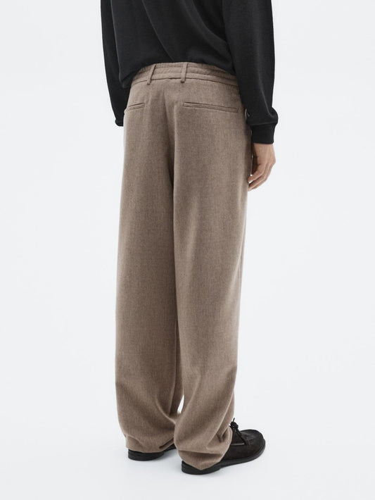 Wool blend stretch trousers - LIMITED