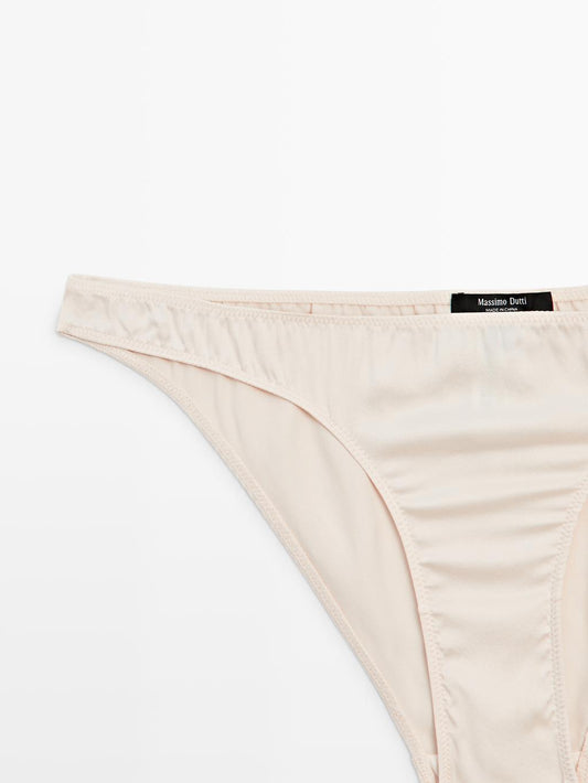 Satin silk blend briefs
