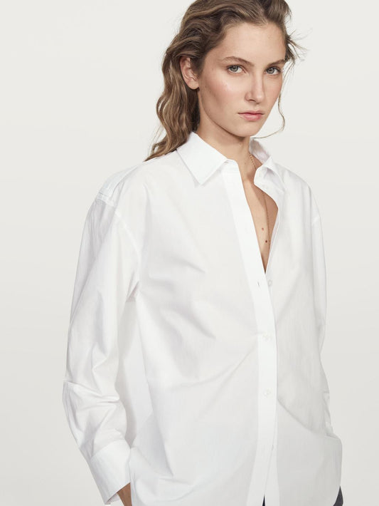 100% cotton shirt with shoulder detail