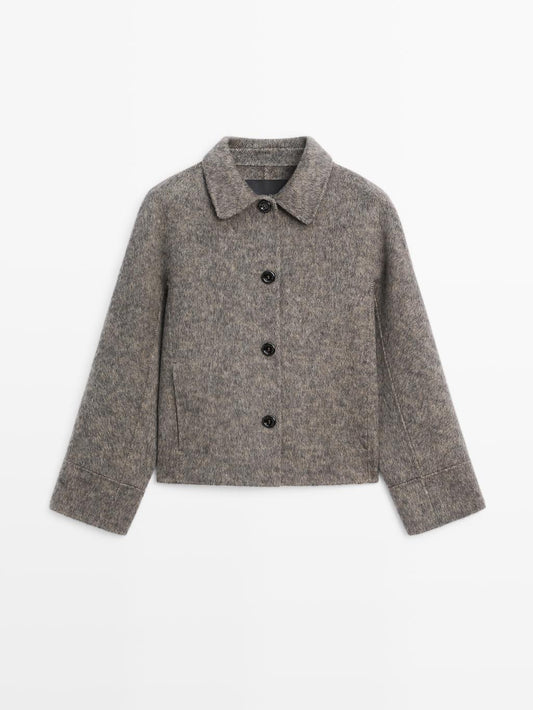 Short flecked coat