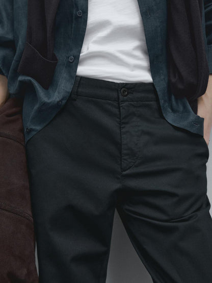 Slim fit trousers