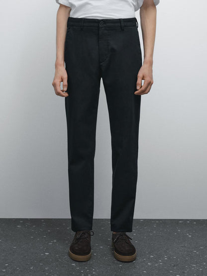 Slim fit trousers