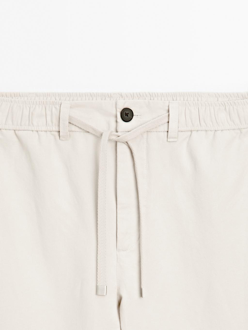 Cotton blend joggers