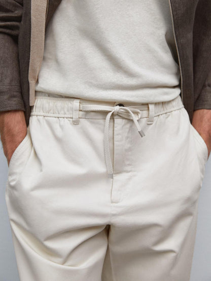 Cotton blend joggers