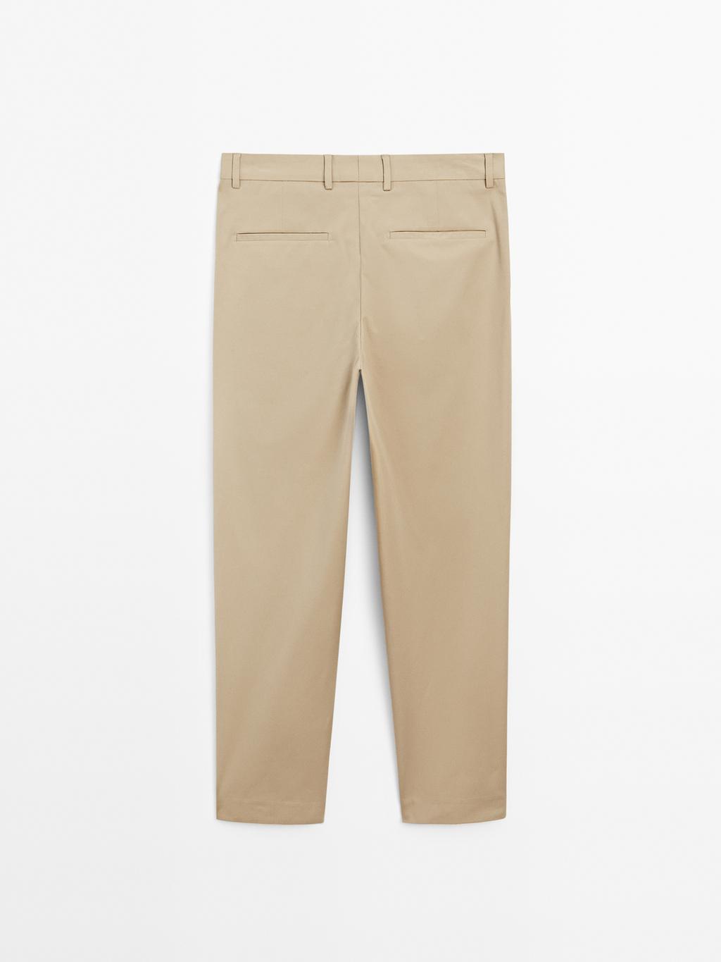 Relaxed-fit trousers with dart detail