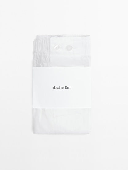 Plain 100% cotton boxers