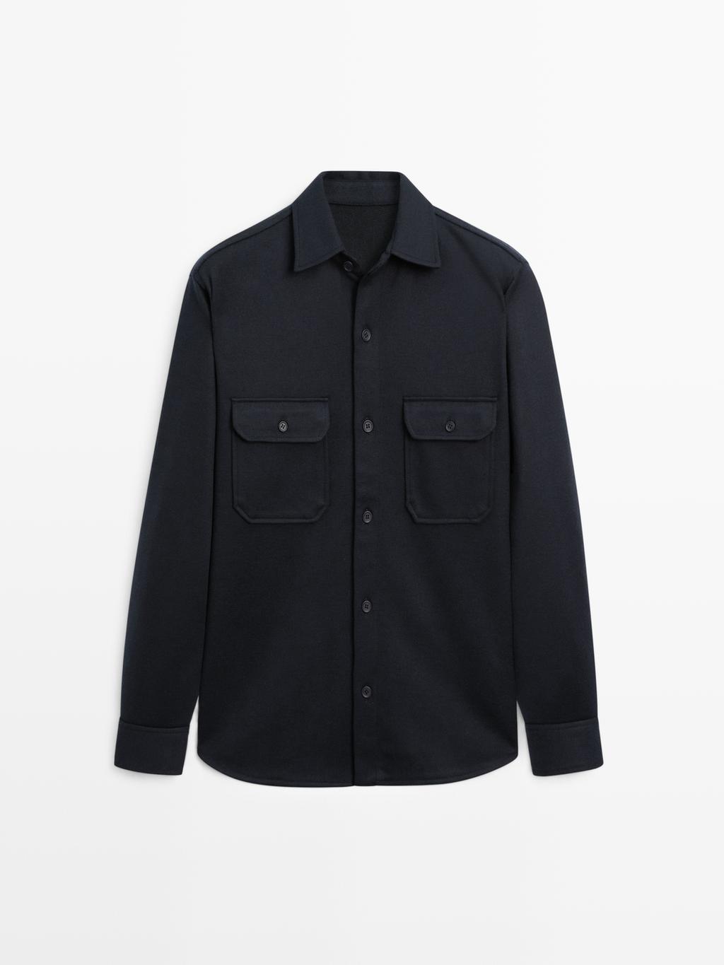 Overshirt with chest pockets
