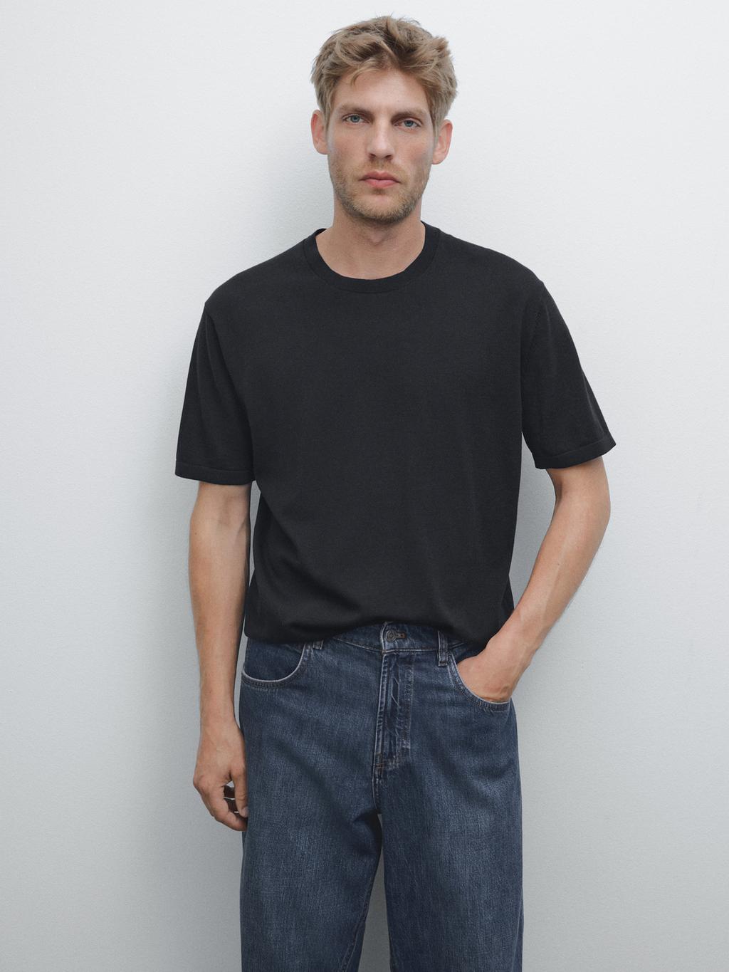 100% cotton knit T-shirt