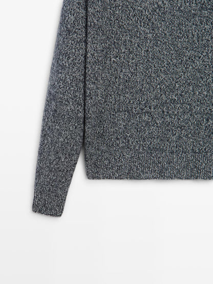 100% cashmere crew neck sweater