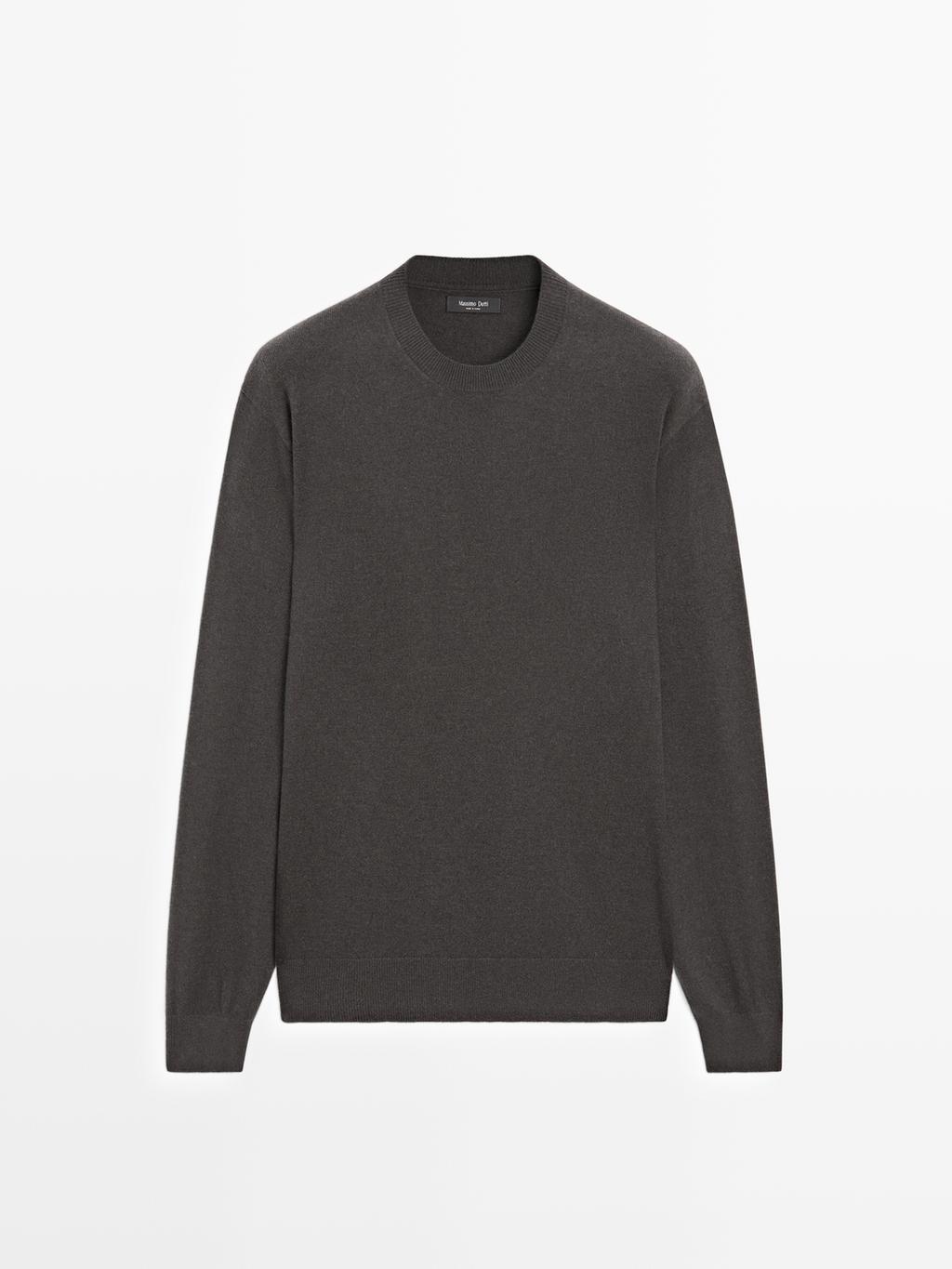 Knit wool and cashmere blend sweater - LIMITED