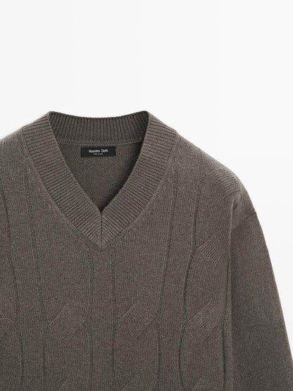 Knit wool blend sweater - LIMITED