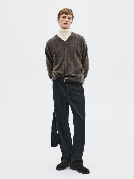 Knit wool blend sweater - LIMITED