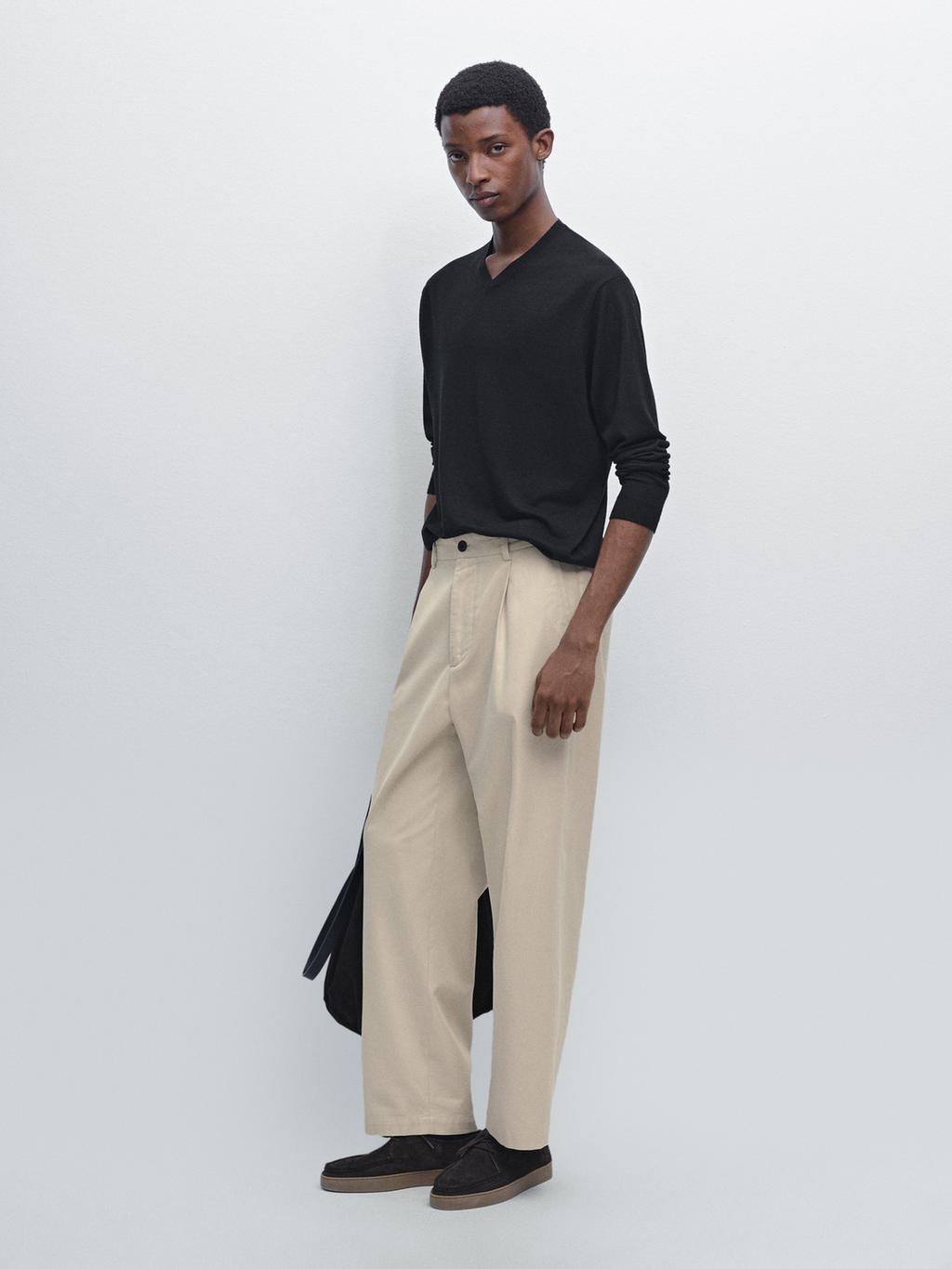 Knit wool blend sweater