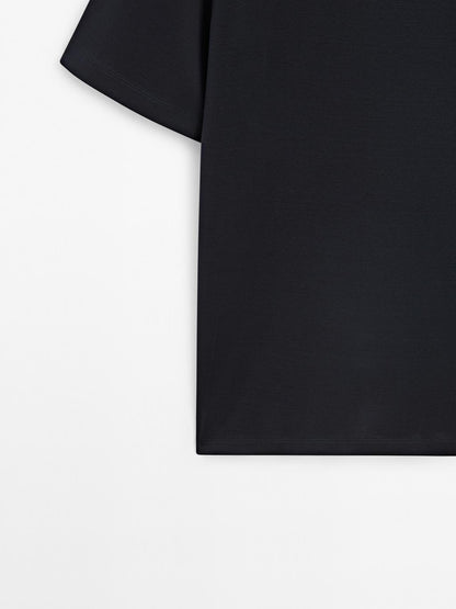 100% mercerised cotton T-shirt