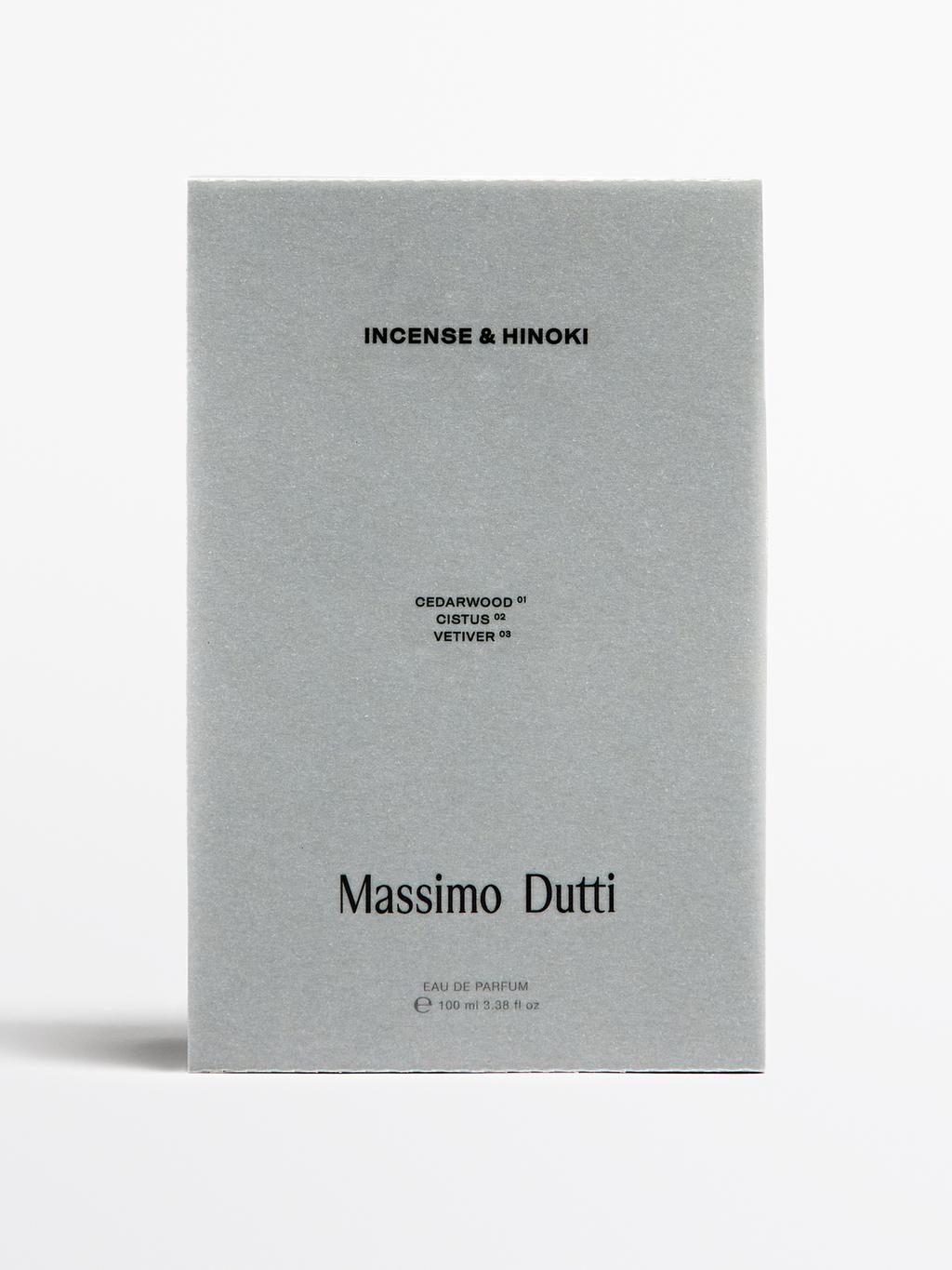 (100 ML) MASSIMO DUTTI INCENSE & HINOKI EAU DE PARFUM