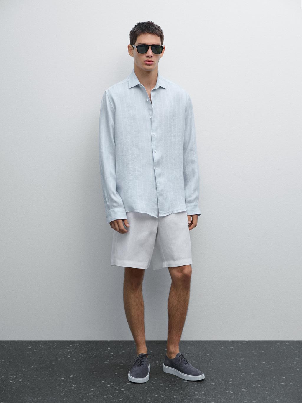 Regular fit double-stripe shirt