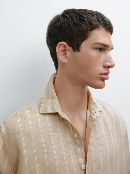 Regular fit double-stripe shirt