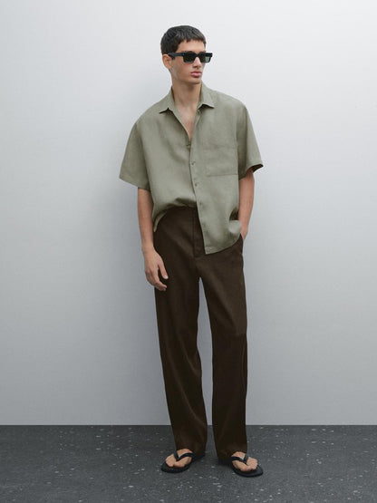 Regular fit short sleeve shirt