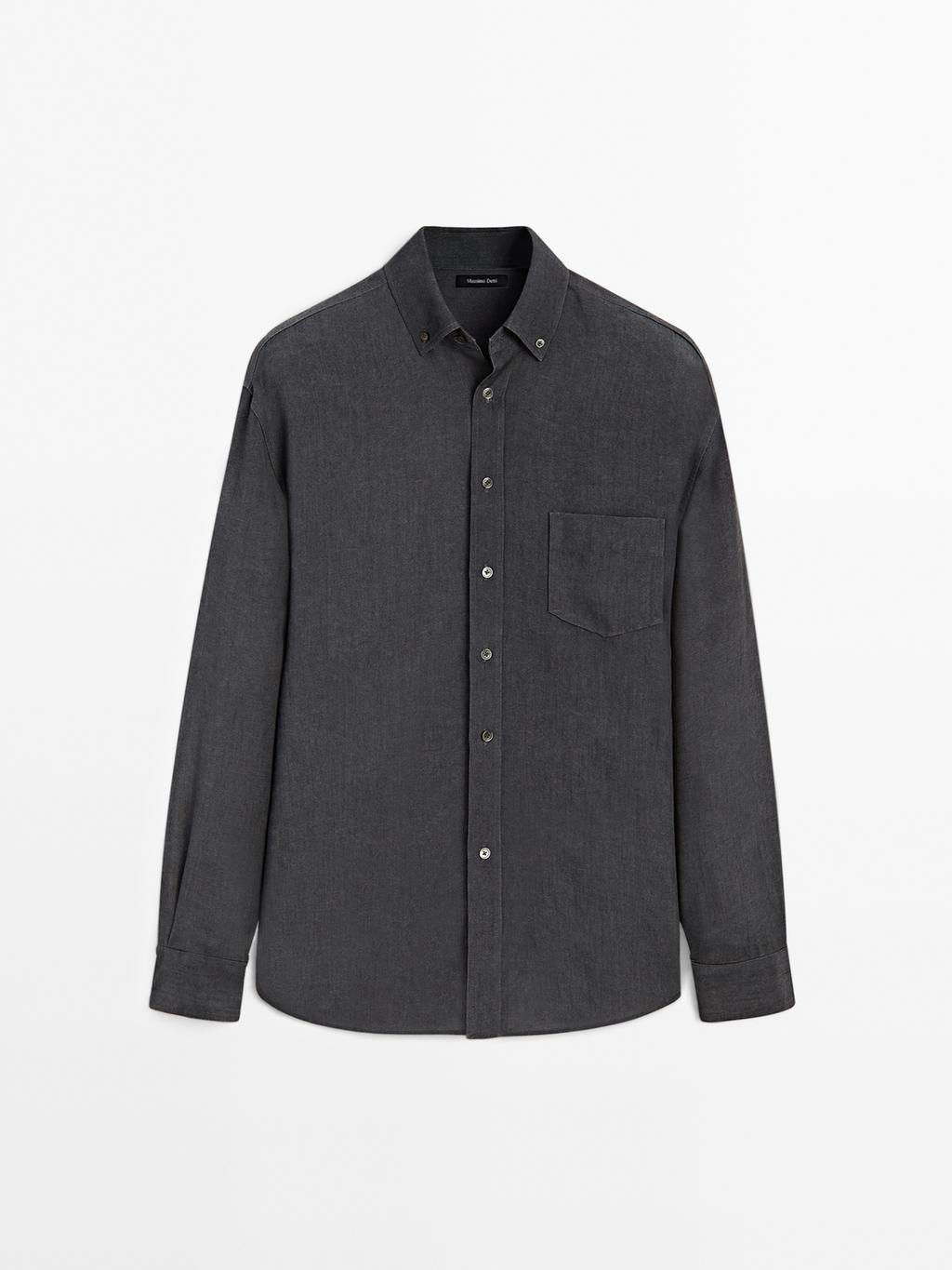 Regular fit flowing shirt