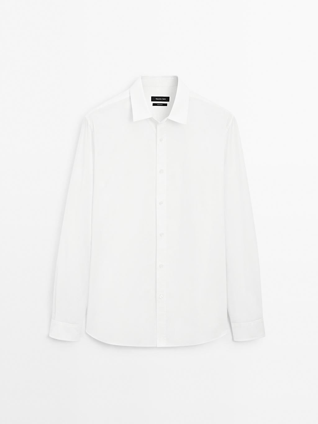 Regular fit poplin shirt