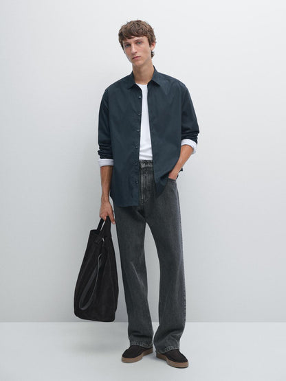 Slim fit stretch shirt