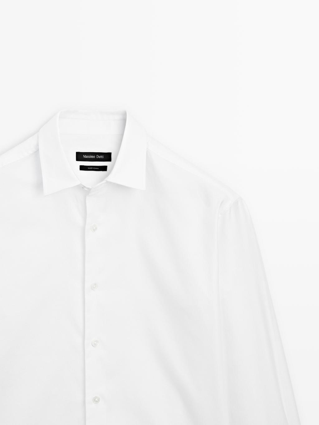 Regular fit textured shirt