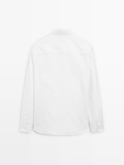 Regular fit textured shirt