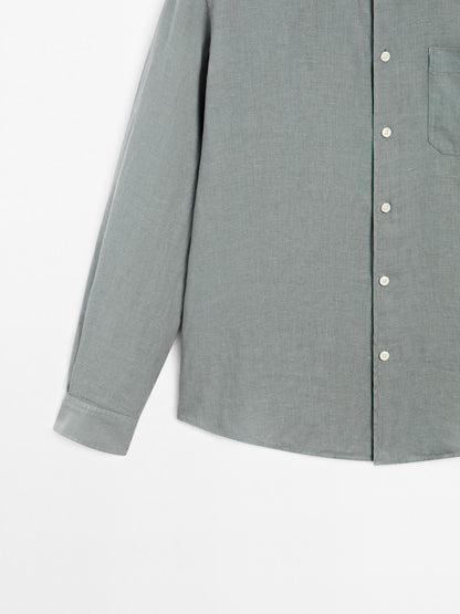 Regular fit shirt with pocket detail