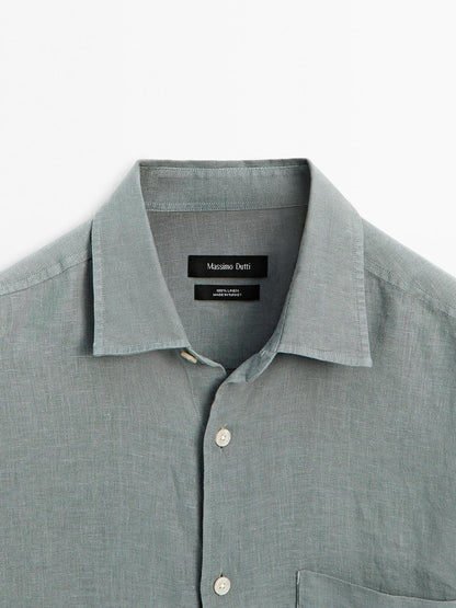 Regular fit shirt with pocket detail