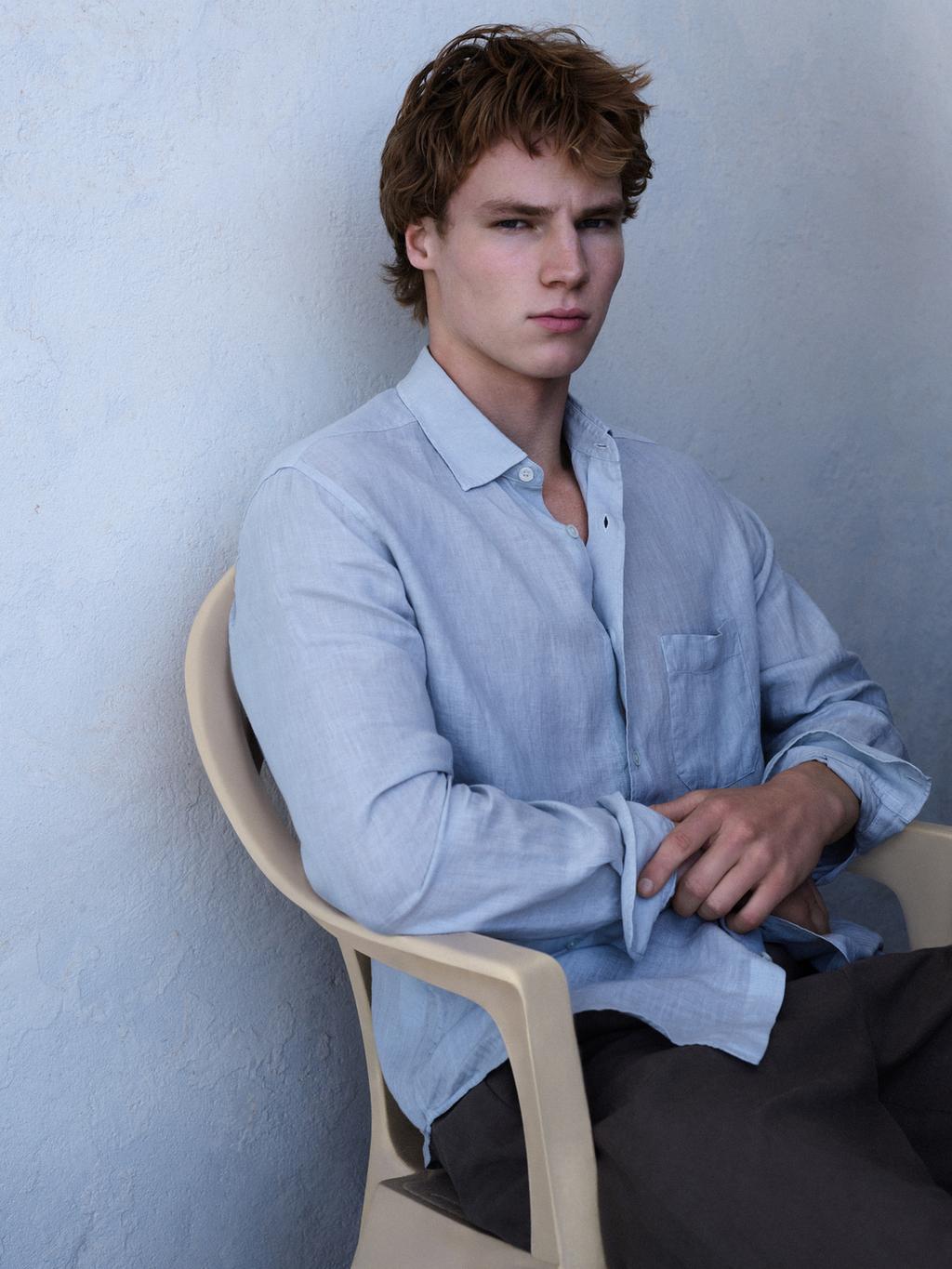 Regular fit shirt with pocket detail