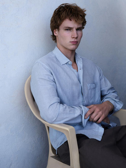 Regular fit shirt with pocket detail