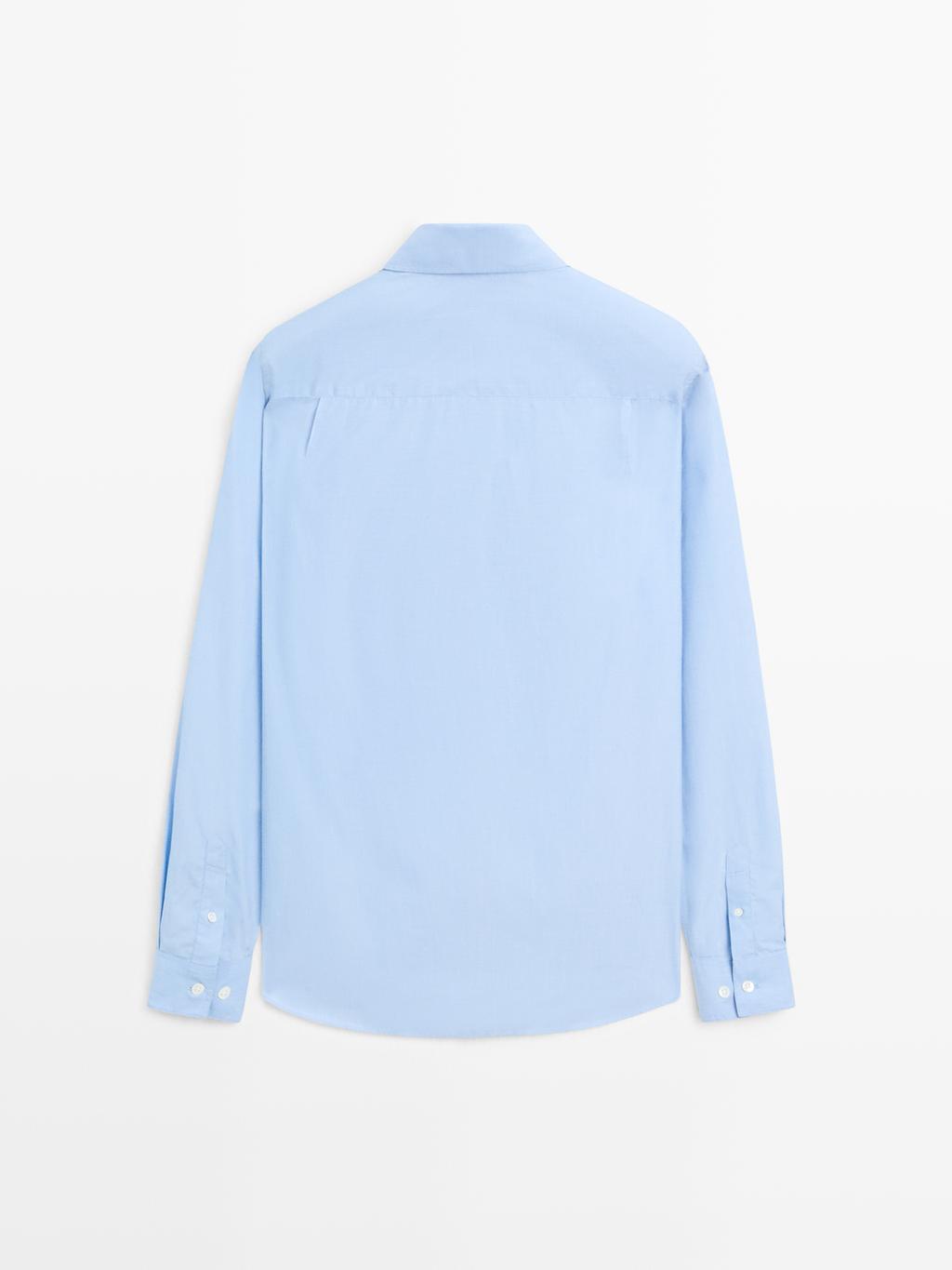 Regular-fit 100% cotton shirt