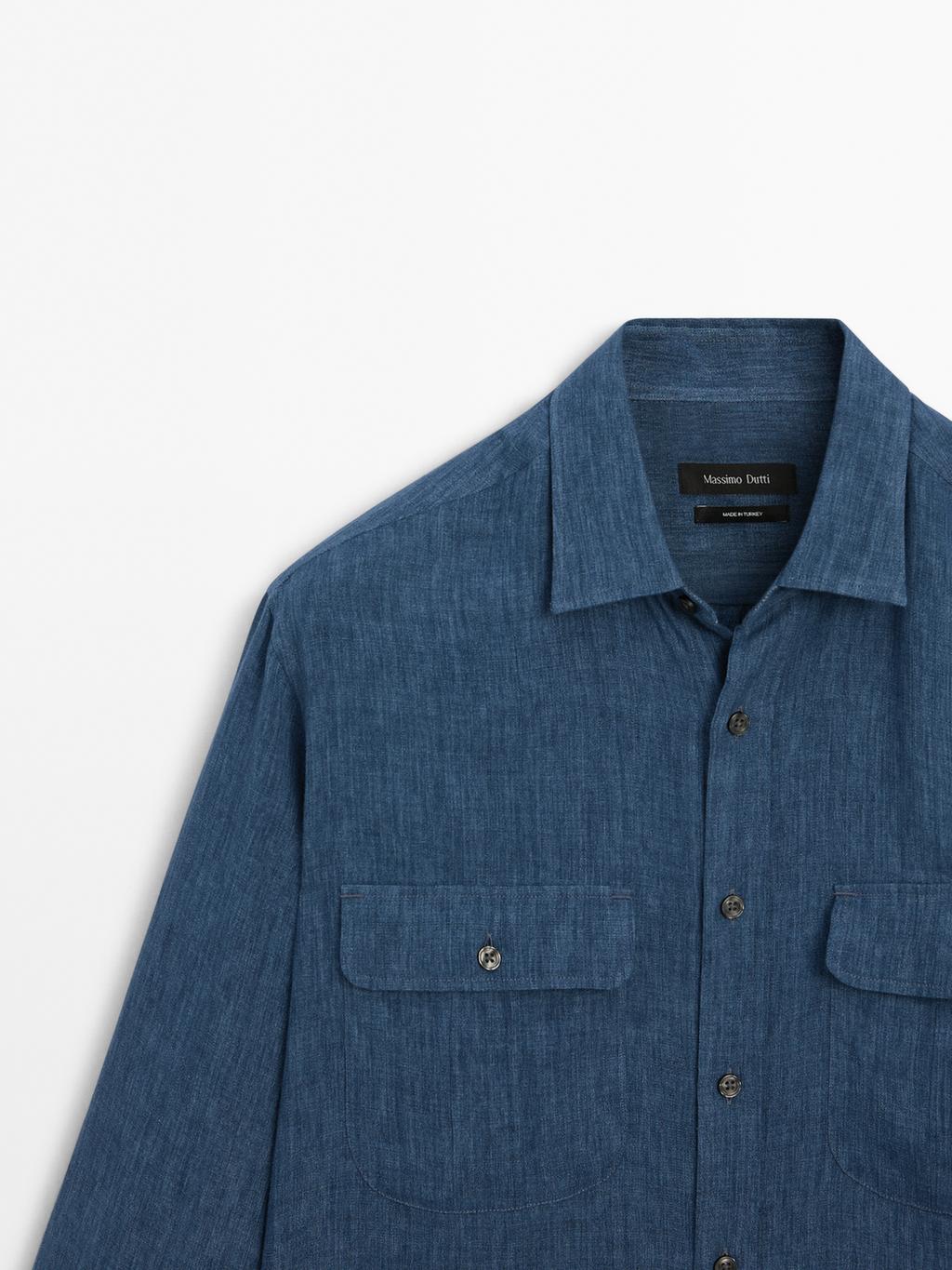 Regular fit faded shirt