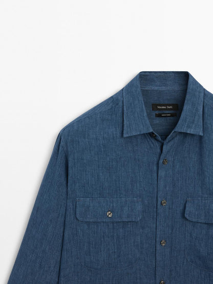 Regular fit faded shirt