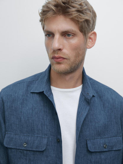 Regular fit faded shirt