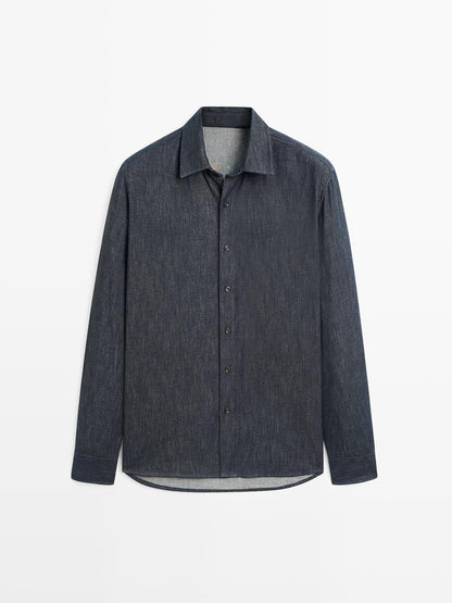 Heavy weight denim shirt