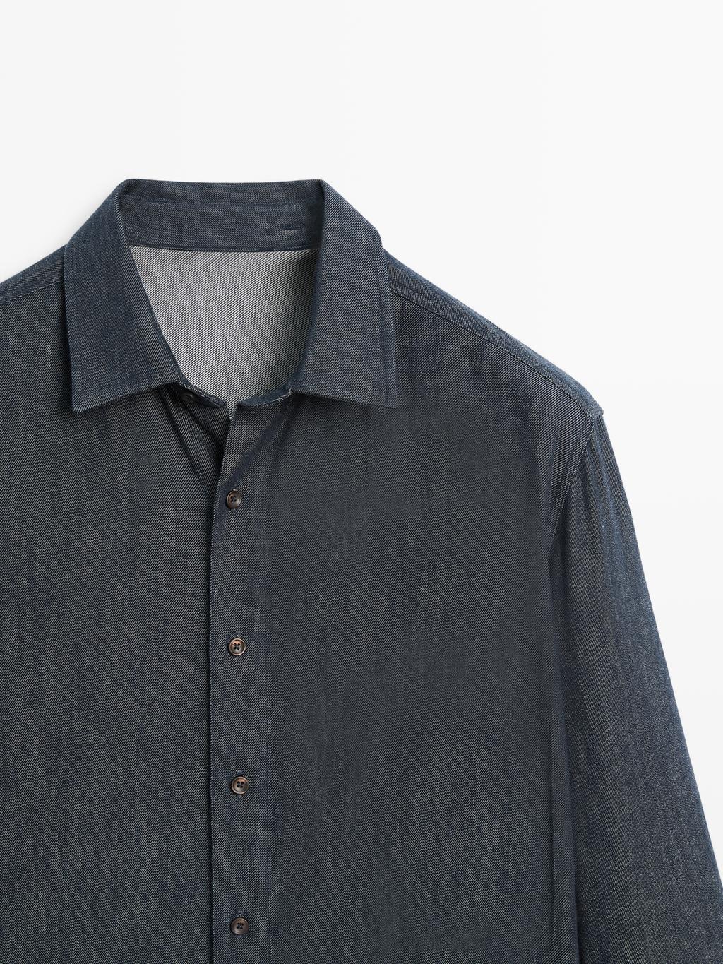 Heavy weight denim shirt
