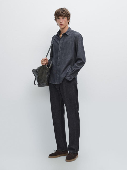 Heavy weight denim shirt