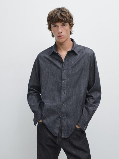 Heavy weight denim shirt