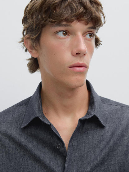 Heavy weight denim shirt