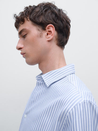 Regular-fit striped oxford shirt