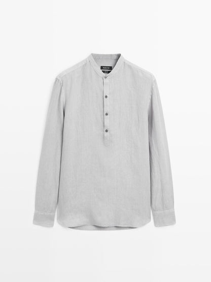 100% linen shirt