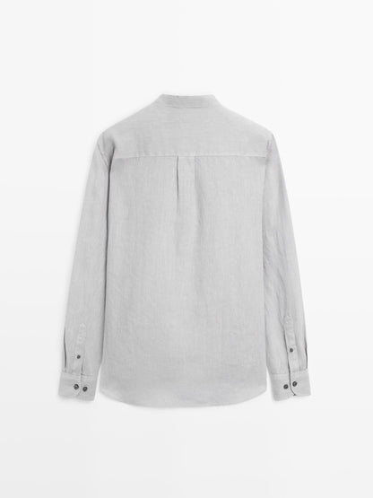 100% linen shirt