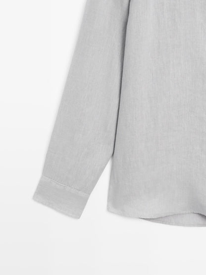 100% linen shirt