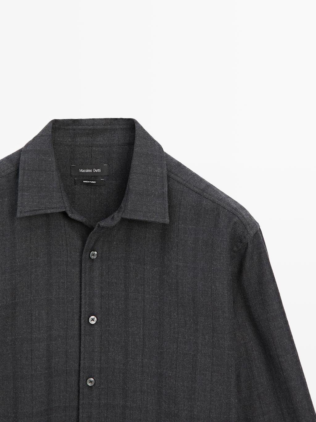 Regular fit check shirt