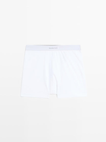 Boxers with logo waistband