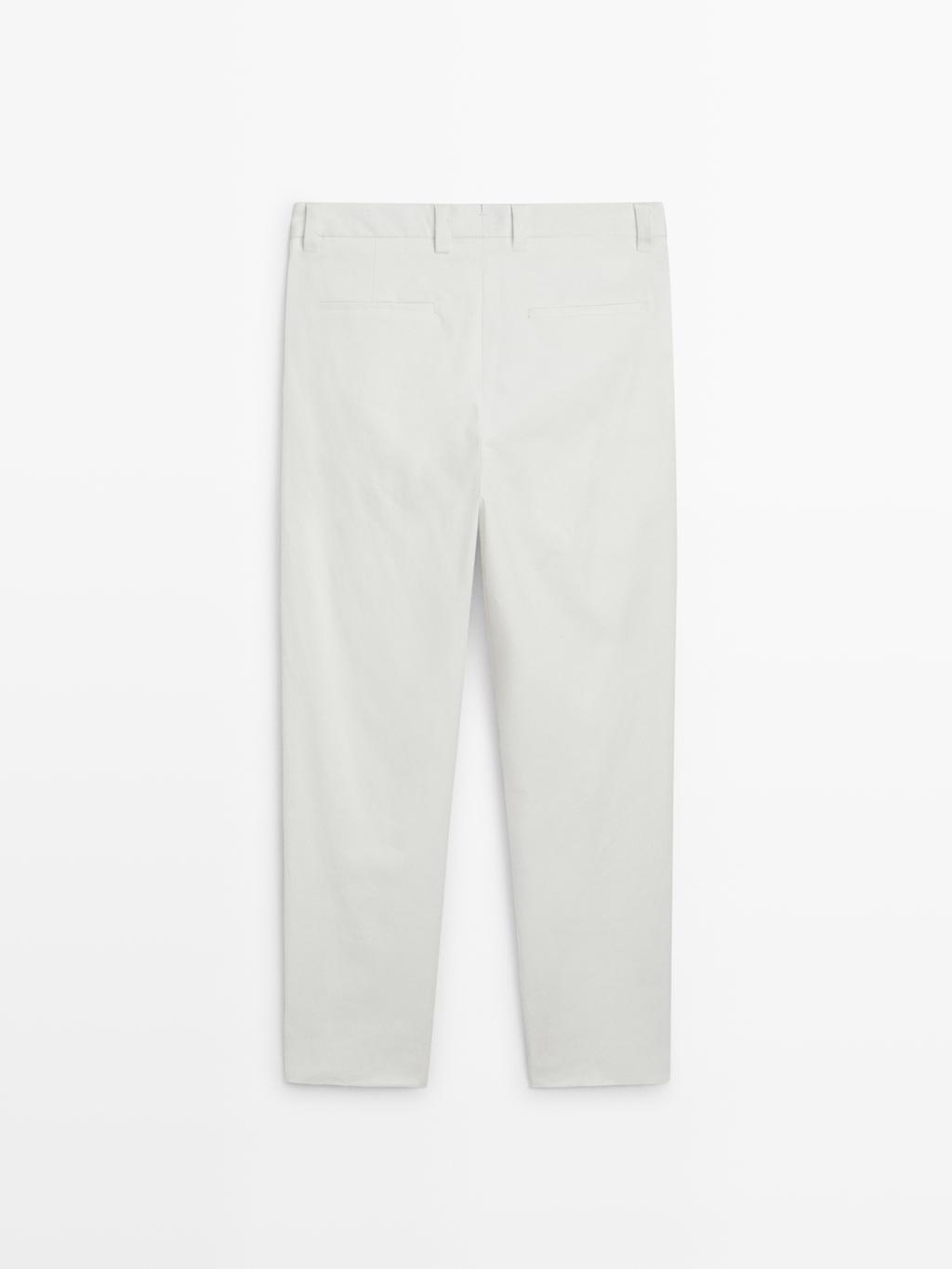 Darted wide-leg trousers - LIMITED